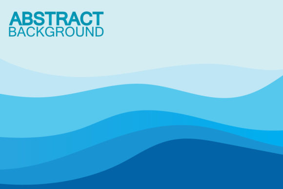 Blue Wave Vector Abstract Background: A Design Deep Dive