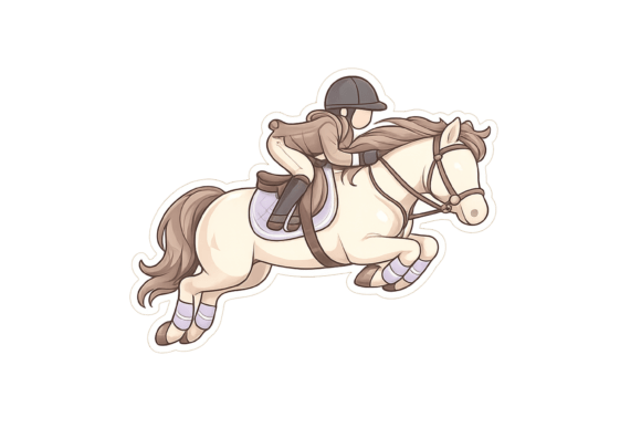 Charm in Motion: Mastering the Running Horse Clipart Cute