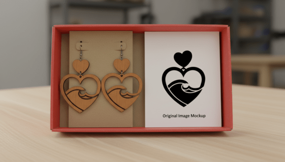 Crafting Coastal Charm: The Wave Heart Pendant Design