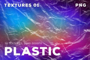 Isolated Plastic Textures 1: 30 High-Res Overlays