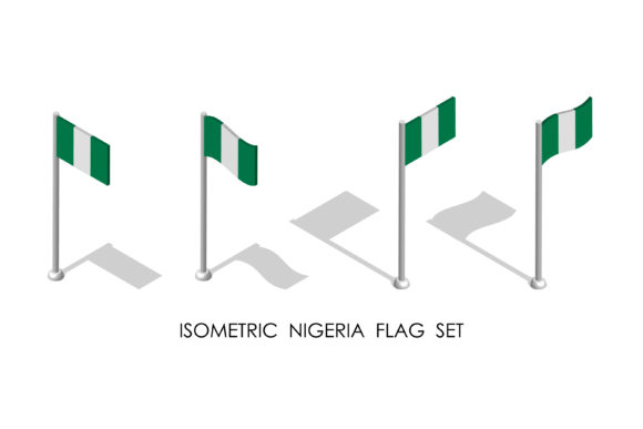 Isometric Flag of NIGERIA in Static Posi: A Designer's Guide