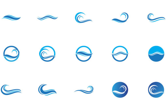 Make Waves with the Water Wave Logo Design Template