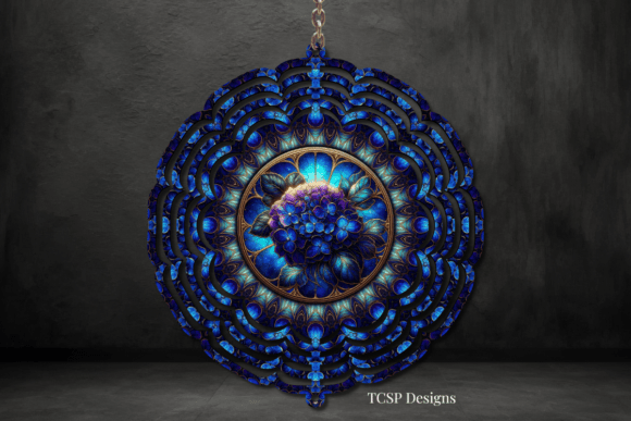 Purple Hydrangea Wind Spinner: A Breath of Digital Elegance