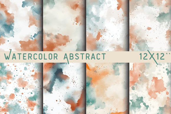 Watercolor Abstract Splash: Infusing Energy into Modern Design